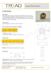 CMT-8104 Datasheet Copertura