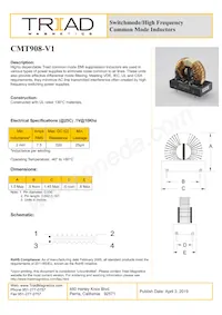 CMT908-V1 Datasheet Cover