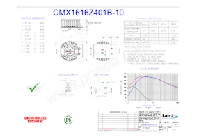 CMX1616Z401B-10 Datasheet Copertura