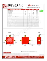 CRBV55CL-0412-0423 Datasheet Copertura