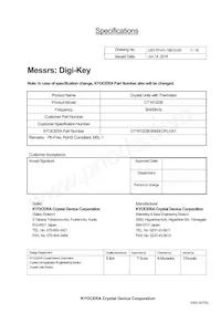 CT1612DB38400C0FLHA1 Datasheet Cover