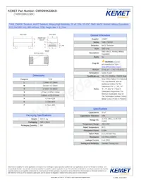 CWR09HK336KB Datasheet Copertura