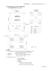 CX3225SB48000D0WPSC1 Datasheet Pagina 5