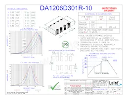 DA1206D301R-10 Datasheet Cover