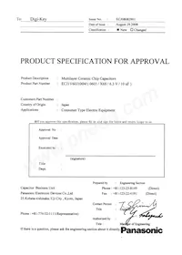 ECJ-1V60J106M Datasheet Cover