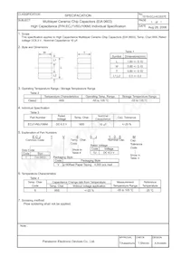 ECJ-1V60J106M Datasheet Pagina 2