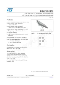 ECMF02-2BF3 Datasheet Cover