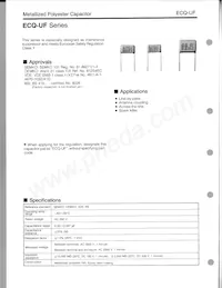 ECQ-U2A103MF Datasheet Cover