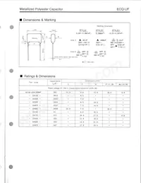 ECQ-U2A103MF Datasheet Pagina 2