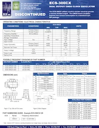 ECS-300CX-240 Datasheet Cover