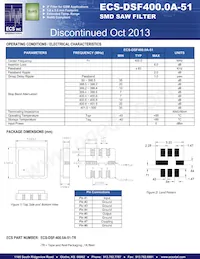 ECS-DSF400.0A-51-TR Datasheet Cover