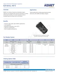 ELH129M063AT5AA Datasheet Cover