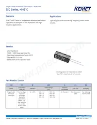 ESC108M016AH4AA Datasheet Cover