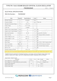 FN2500264Z數據表 頁面 3