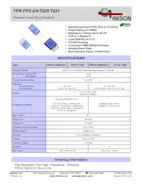 FPR2B-0R002F1 Datenblatt Cover