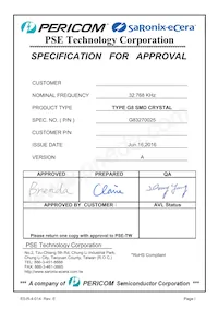 G83270025 Datasheet Copertura