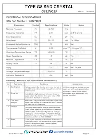 G83270025 Datasheet Pagina 3