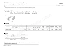 GRM155R61A105ME15J Datasheet Copertura