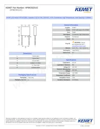 HP06CB224JC Datasheet Cover