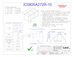 IC0805A272R-10 Datenblatt Cover