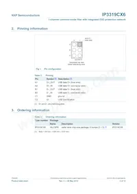 IP3319CX6 Datasheet Page 3