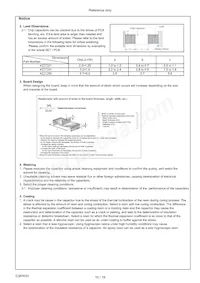 KRM21ER61E106KFA1K Datasheet Pagina 11