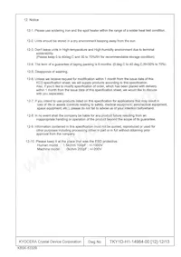 KT2520K26000CCW18ZUS Datasheet Page 12