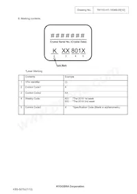 KT2520K37400ZAW18TBS Datasheet Page 7