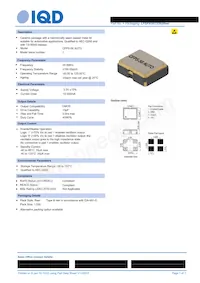 LFSPXO072392REEL Datasheet Cover