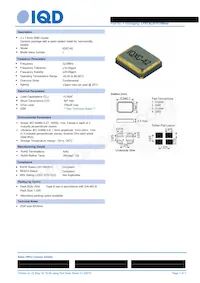 LFXTAL073170REEL Datasheet Cover