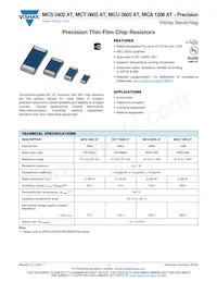 MCA1206MD1001BP100 Datasheet Cover