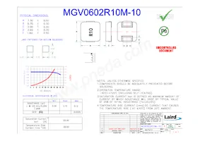 MGV0602R10M-10數據表 封面