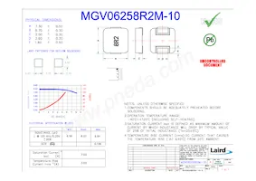 MGV06258R2M-10 Datasheet Cover