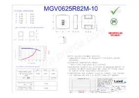 MGV0625R82M-10 Datasheet Cover