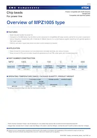 MPZ1005Y900CT000數據表 頁面 3