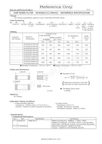 NFZ03SG102SN10D Datasheet Cover