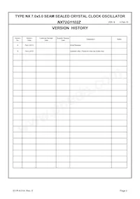 NX72G1102Z Datasheet Page 2