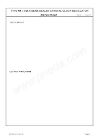 NX72G1102Z Datasheet Pagina 4