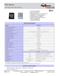 PFC10-0R5F1 Datasheet Cover