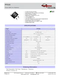PFS35-47KF1 Datasheet Cover