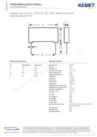 PHE840MD6220KD13R06L2 Datenblatt Cover