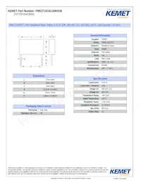 PME271ED6150KR30 Datasheet Cover