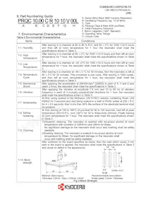 PRQC10.00CR1010V00L Datasheet Page 4