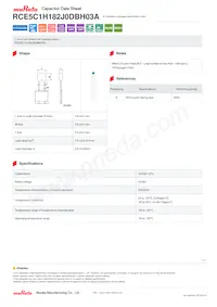 RCE5C1H182J0DBH03A Datasheet Copertura