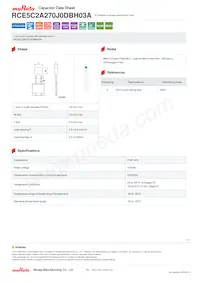 RCE5C2A270J0DBH03A Datenblatt Cover