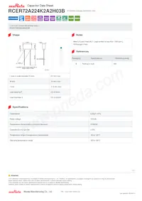 RCER72A224K2A2H03B Datasheet Cover