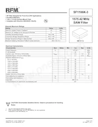 SF1186K-3 Datasheet Cover