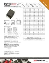 SP1210R-823G Datasheet Copertura