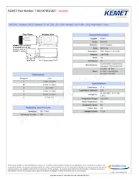 T491V476K016ZT Datasheet Copertura