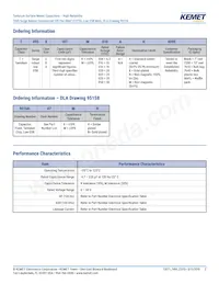 T495X226K035AH4095 데이터 시트 페이지 2